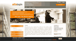 Desktop Screenshot of alfalogis.pl