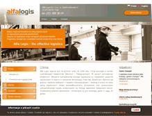 Tablet Screenshot of alfalogis.pl